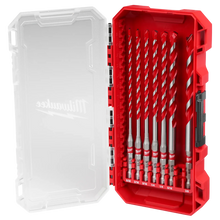 Kit de brocas de carburo para mampostería Milwaukee Shockwave con 7 brocas