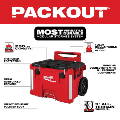 Caja de herramientas con ruedas Milwaukee Packout