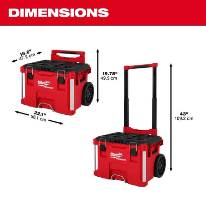 Caja de herramientas con ruedas Milwaukee Packout