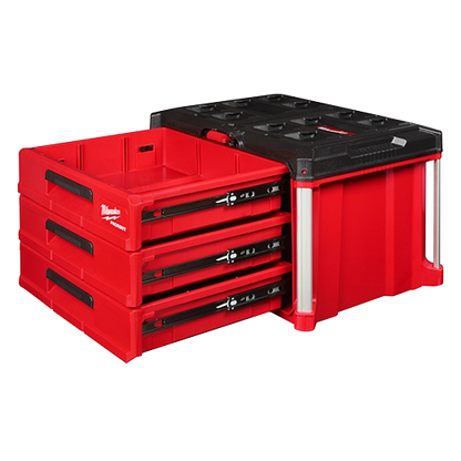 Caja de herramientas con 3 cajones Milwaukee Packout