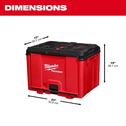 Caja gabinete para herramientas Milwaukee Packout