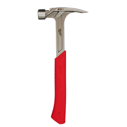 Martillo de garra con cara lisa Milwaukee de 20 oz
