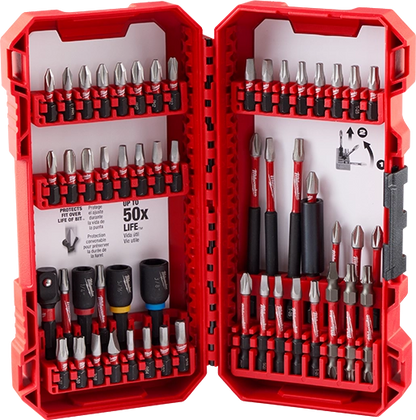 Juego de puntas Milwaukee Shockwave Impact Duty de 54 piezas