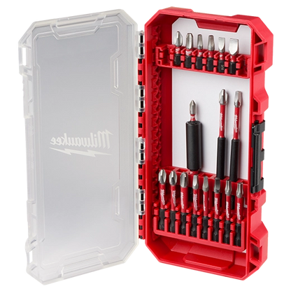 Juego de puntas Milwaukee Shockwave de 18 piezas