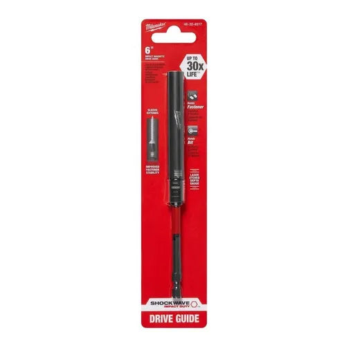 Guía magnética para destornillador de impacto Milwaukee Shockwave de 6"