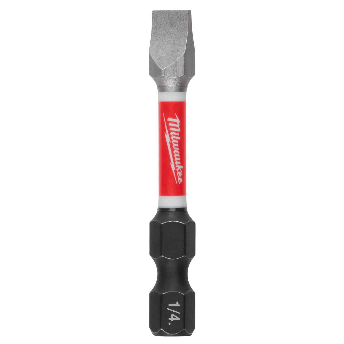Punta plana Milwaukee Shockwave de 1/4"