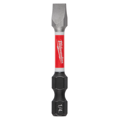 Punta plana Milwaukee Shockwave de 1/4"