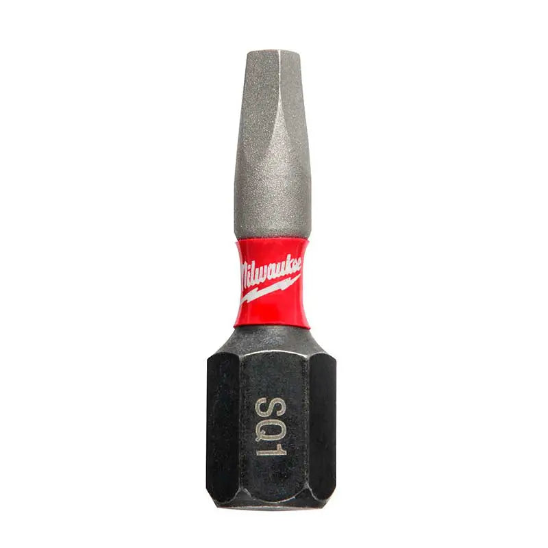 Punta cuadrada #1 Milwaukee Shockwave de 1"