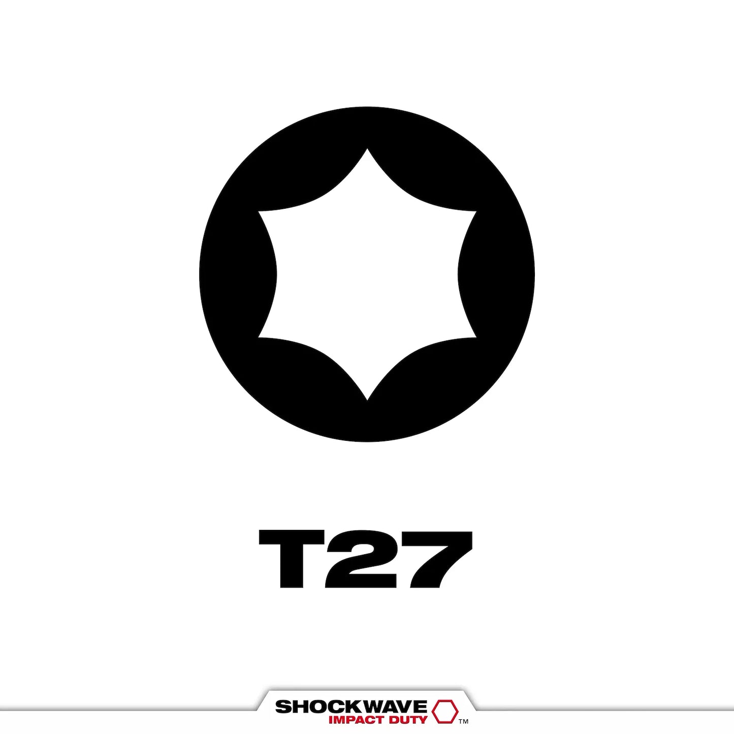 Punta de impacto Torx T27 de 2" Milwaukee