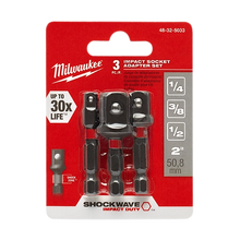 Juego de adaptadores para dados hexagonal Milwaukee