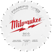 Disco de corte para madera Milwaukee de 24 dientes 6-1/2"