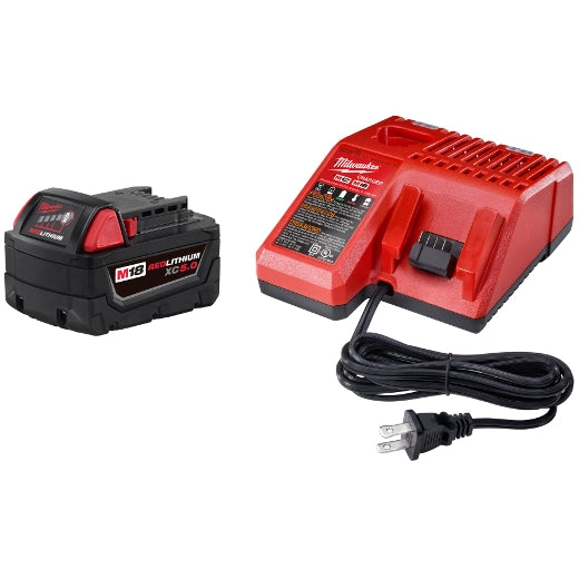 Kit básico Milwaukee M18 de cargador y batería XC5.0