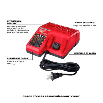 Kit básico Milwaukee M18 de cargador y batería XC5.0