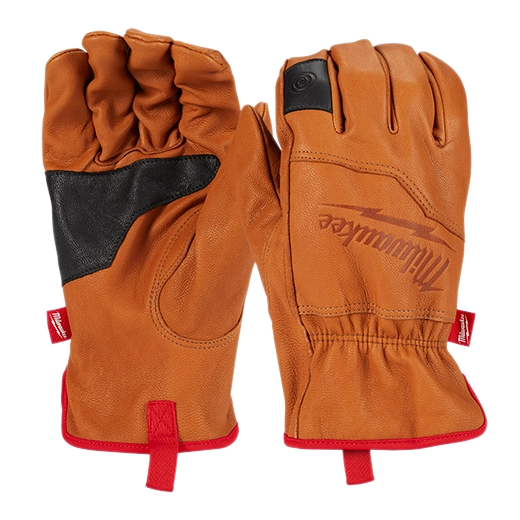 Guantes de cuero de cabra Milwaukee compatible con pantallas táctiles