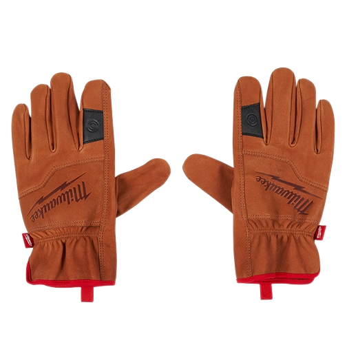Guantes de cuero de cabra Milwaukee compatible con pantallas táctiles