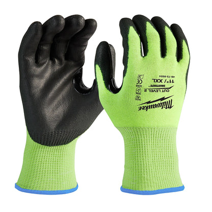 Guantes anticorte nivel 2 ultra reflejantes Milwaukee