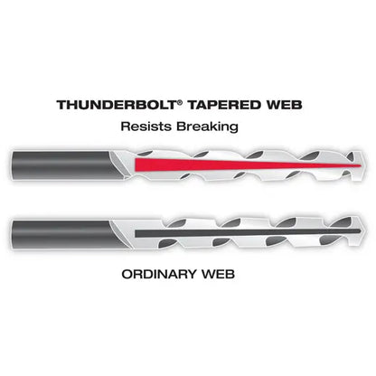 Broca multimateriales Milwaukee Thunderbolt de 5/16"