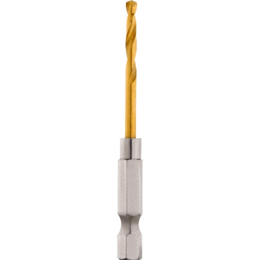 Broca de titanio hexagonal Milwaukee Shockwave de 1/8" 2 piezas