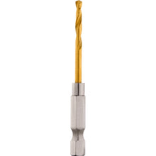 Broca de titanio hexagonal Milwaukee Shockwave de 1/8" 2 piezas