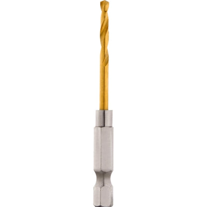 Broca de titanio hexagonal Milwaukee Shockwave de 1/8" 2 piezas