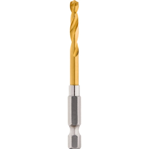Broca hex de titanio multimateriales Milwaukee Shockwave de 3/16"