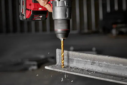 Broca hex de titanio multimateriales Milwaukee Shockwave de 3/16"