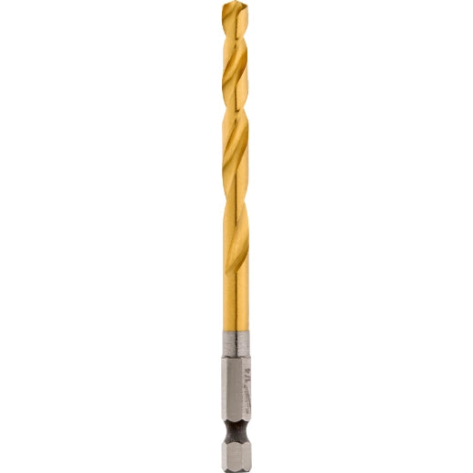 Broca multimateriales de titanio Milwaukee Shockwave de 1/4"