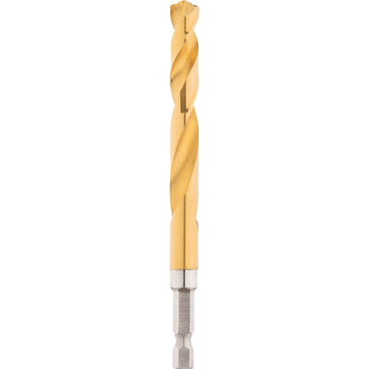 Broca hex de titanio multimateriales Milwaukee Shockwave de 3/8"