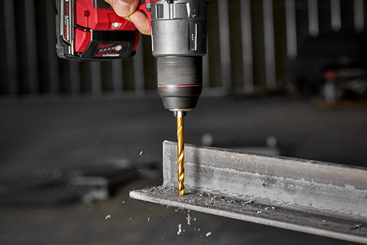 Juego de brocas de titanio multimateriales Milwaukee Shockwave de 19 piezas