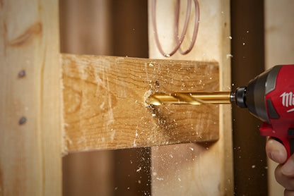 Juego de brocas de titanio multimateriales Milwaukee Shockwave de 19 piezas