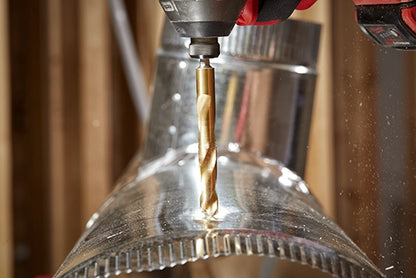 Juego de brocas de titanio multimateriales Milwaukee Shockwave de 19 piezas