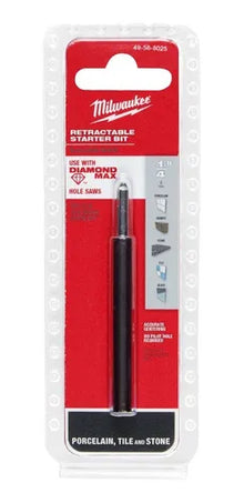 Broca inicial retráctil Milwaukee de 1/4"