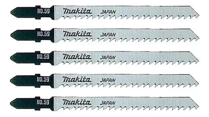 Hojas sierra para caladora Makita para madera y plástico 8TPI 75mm 5 piezas