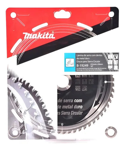 Disco para corte de madera Makita de 10" 60 dientes