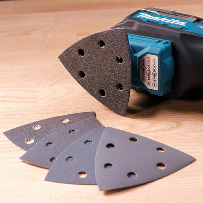 Lija de velcro Makita grano 80 10 piezas