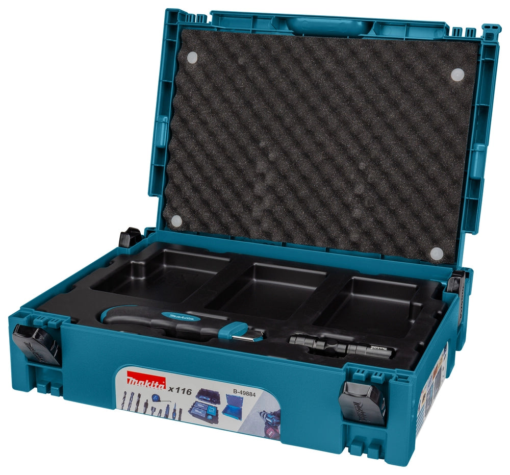 Juego multipropósito Makita B-49884 de 116 piezas