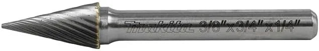 Lima rotativa de punta cónica Makita de 1/4"