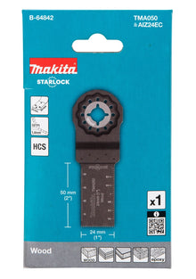 Cuchilla de inmersión Makita Starlock de 24mm 18TPI