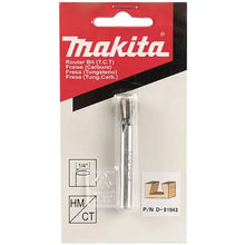 Fresa de cola de Milano Makita de 1/4" x 5/16"