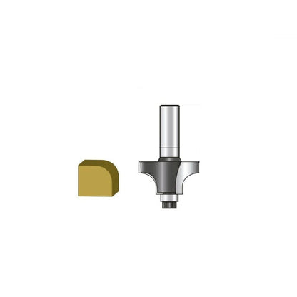 Fresa redondeadora con rodamiento Makita de 1/4"