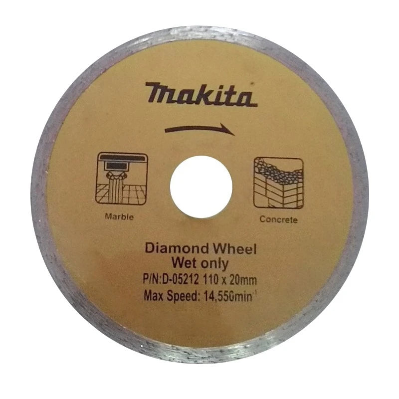 Disco diamantado de rin continuo Makita de 4-1/8" x 3/4"