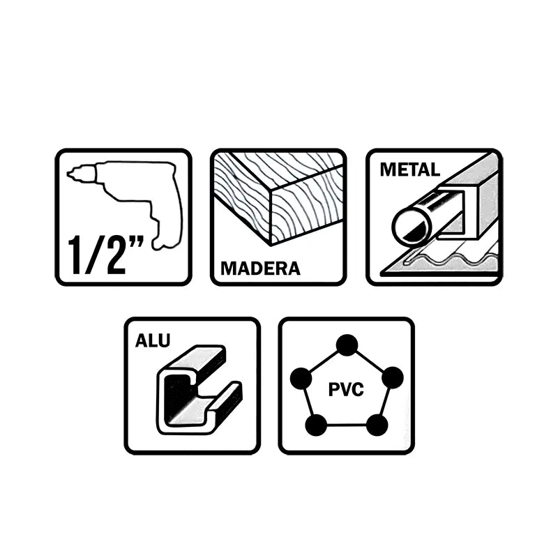 Broca sierra bimetálica Makita de 1-3/4"