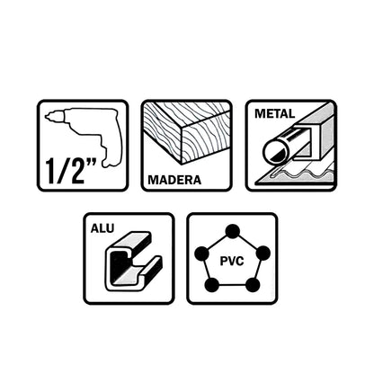 Broca sierra bimetálica Makita de 1-3/4"