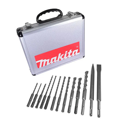 Kit de brocas y cinceles SDS PLUS Makita D-31734 de 13 piezas