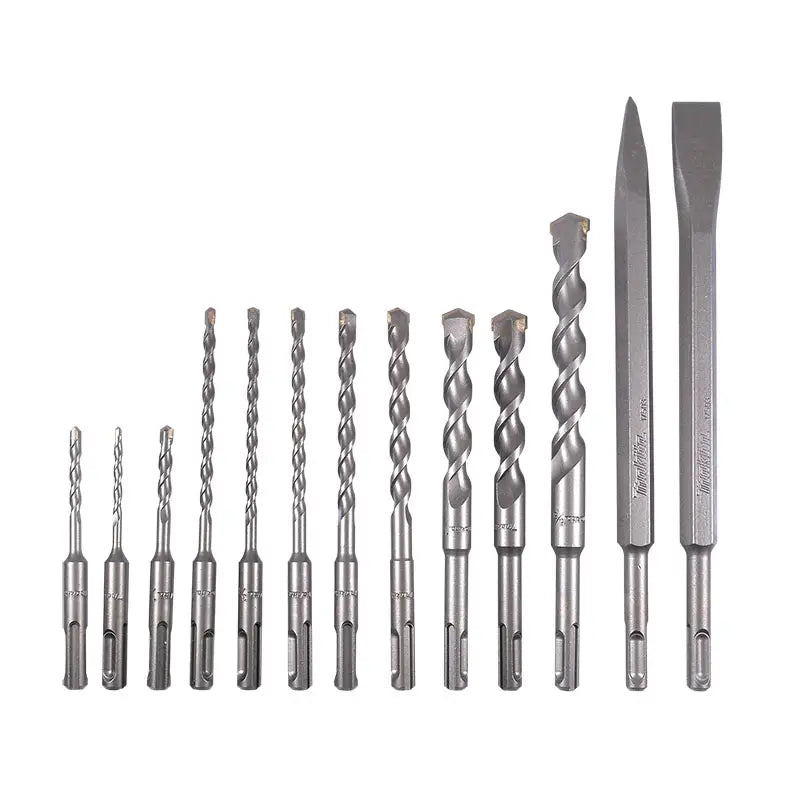 Kit de brocas y cinceles SDS PLUS Makita D-31734 de 13 piezas