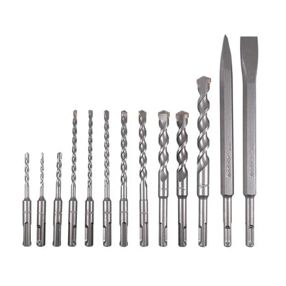 Kit de brocas y cinceles SDS PLUS Makita D-31734 de 13 piezas