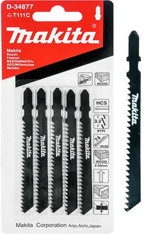 Hojas sierra para caladora Makita HCS 8TPI 5 piezas