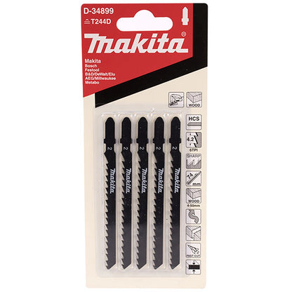 Hojas sierra para caladora Makita HCS 6TPI 74mm 5 piezas