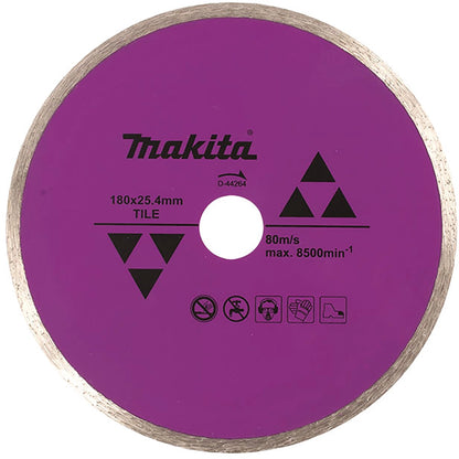 Disco diamantado para azulejo con rin continuo Makita de 7"