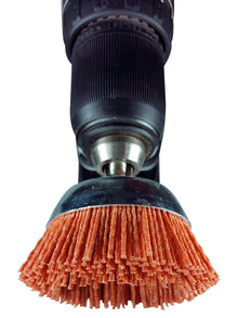 Copa ondulada de nylon grano 80 Makita D-45515 para uso con taladro